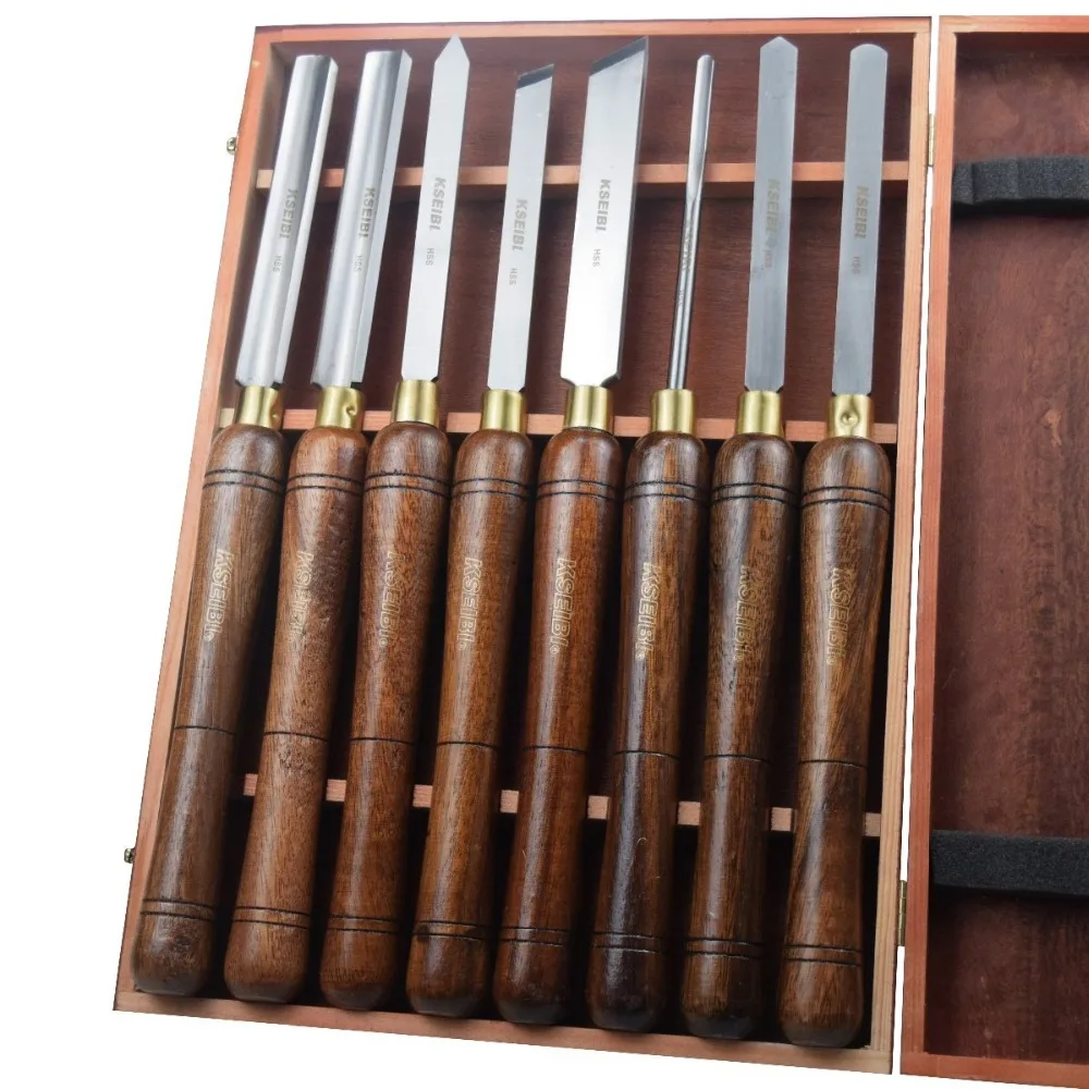 KSEIBI Industrial M2 HSS High Speed Steel Wood Turning Lathe Tools