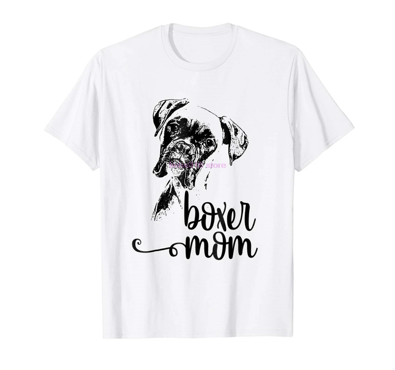 

brand men shirt Boxer Mom Dog Face T Shirt Dog Lovers Boxer Mom Gift Shirt