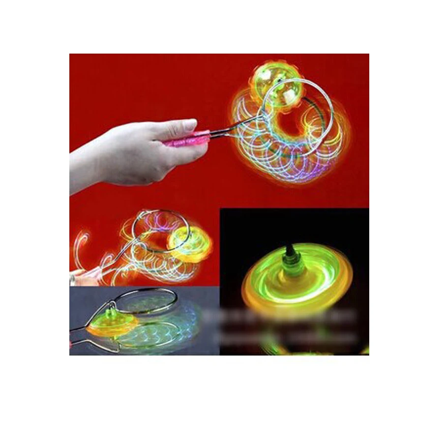 Трек Магнитный магический гироскоп красочные светящиеся игрушки волшебный Летающий гироскоп детские светящиеся игрушки