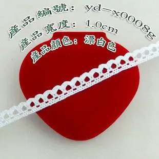 

Wholesale 1.0 cm cotton lace trim,lace heaven,Christmas gift packing lace,DIY clothing accessories,packing ribbon/lace