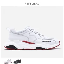Spring New Men's Shoes White Спортивная обувь Casual Shoes Thick Bottom Increased Мужская обувь