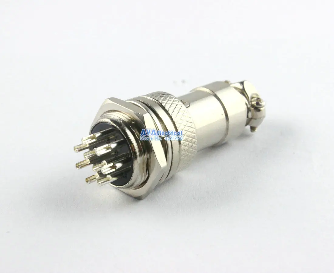 

5 x Aviation Plug 16mm 9 Pins GX16-9 Male Female Panel Metal Wire Connector