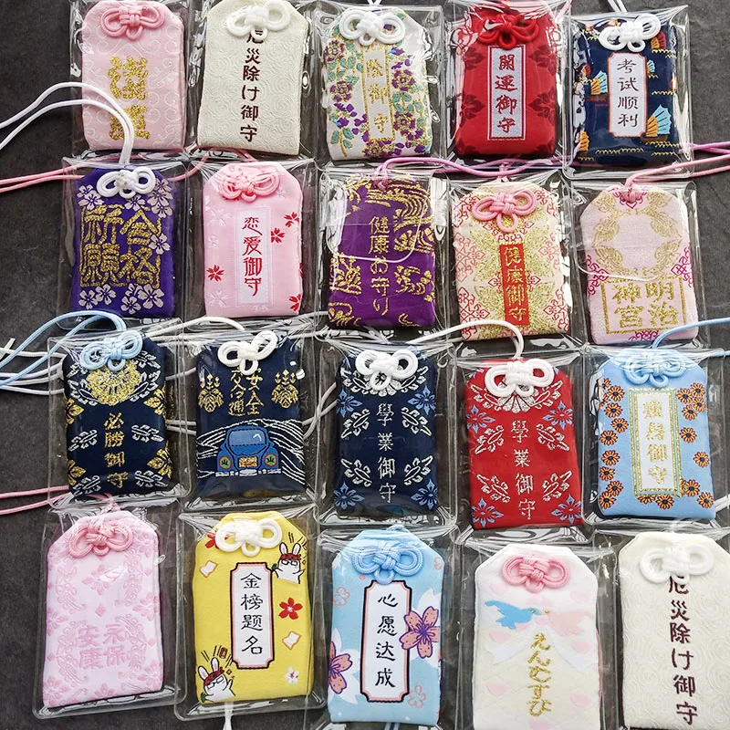 Хорошее благословение Omamori богатство безопасность развеять MisfortuneHealth Подвеска
