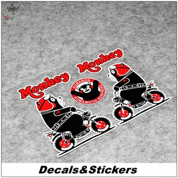 

NO.L376 Monkey Kumamon Bicycle 3M Reflective Modified Stickers Waterproof Decals Car Racing Motorcycle Scratches Cover