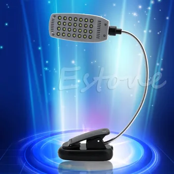 

YAM High Quality Flexible USB/Battery Power 28 LED Bulbs Light Clip-on Bed Table Desk Reading Lamp