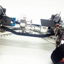 1/10 весы металла с ЧПУ трактор для езды по скалам шасси/Каркасные совместим с осевым SCX10(без радио и система питания