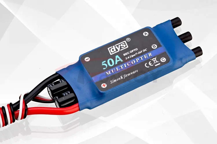 Контроллер скорости 50 А MB30050 2-6S (прошивка Hobbywing) ESC для мультикоптера (версия
