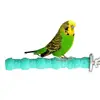 Bird Wood Perch Stand Paw Grinding Stick Platform for Parrot Budgies Parakeet Cockatiels Conure Cage Accessories (Random Color)