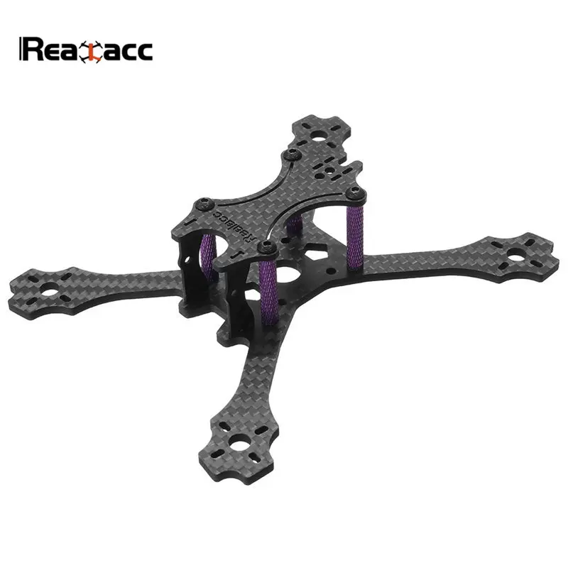 

Realacc Flywin 140 140mm Wheelbase 3mm Arm Carbon Fiber Frame Kit For RC Models Multicopter Spare Part Accessories Motor ESC