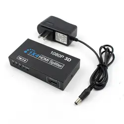 2018 Новый best OEM Box Full HD 1X4 Порты HDMI Splitter концентратор повторителя 3D 1080 P HDMI распадается на 4 мониторов