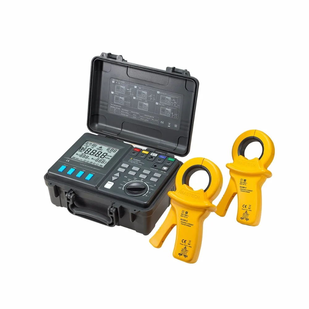 MASTECH MS2307 Advanced earth ground resistance Double Clamp meter