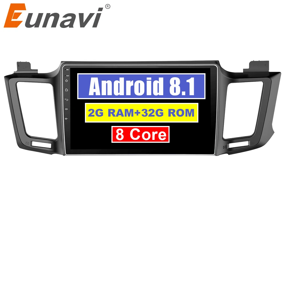 

Eunavi 2G android 8.1 car dvd gps player for Toyota RAV4 2012 car radio video player gps navigation car stereo 2 din dvd