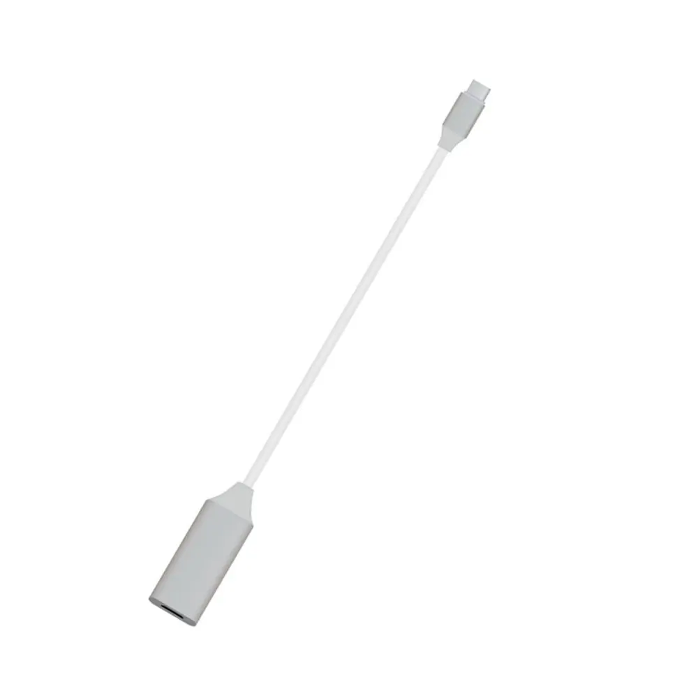 

5pcs Video Audio Image Transmit Cables Silver 0.15M Type C to Converter Support 4K 60Hz HD Signal For Laptop Notebook Plug