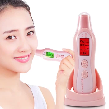 

Facial Moisture Tester Skin Care Tool Detector Analyzer Monitor Digital LCD Display Personal Facial Skin Care Moisture Analyzer