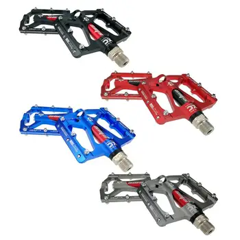 

2018 NEW 4.4 Riding Mountain Bike Bearing Pedals Ultra Light Aluminum Alloy Bearing Pedals Non-Slip Big Pedal