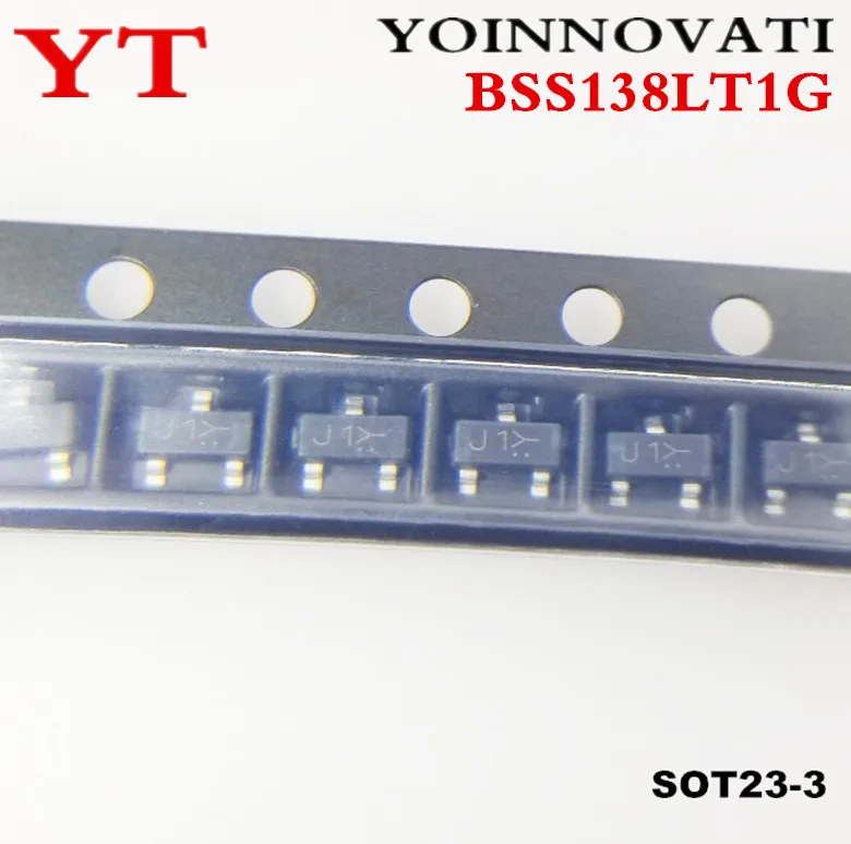 100 sztuk BSS138 BSS138LT1G SOT-23 moc MOSFET 200 mA 50 V N-CHANNEL najwyższej jakości