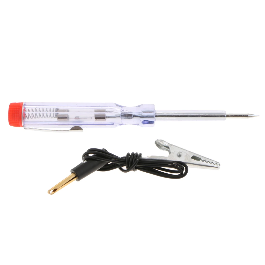 DC 6V-24V Car Circuit Tester Probe Light System Test Probe Lamp Auto Light Lamp Voltage Test Pen Detector 136mm Diagnostic Tool