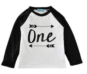 

Baby boys T shirt kids children clothing long sleeve arrow one Girl tee shirt 0928 sylvia sis