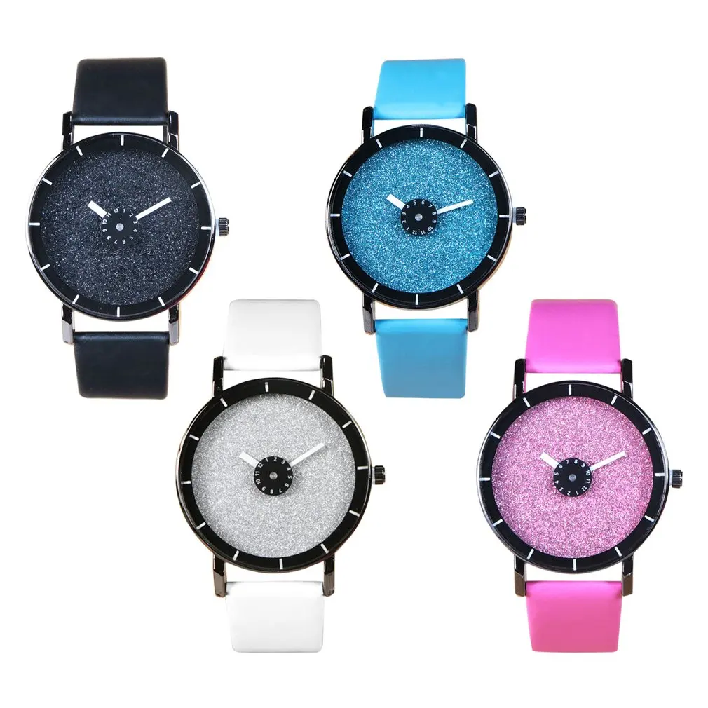 

Fashion Quartz Women Round Shiny Dial Watch Luxury Brand Ladies Wrist Watch Casual Quartz Watch