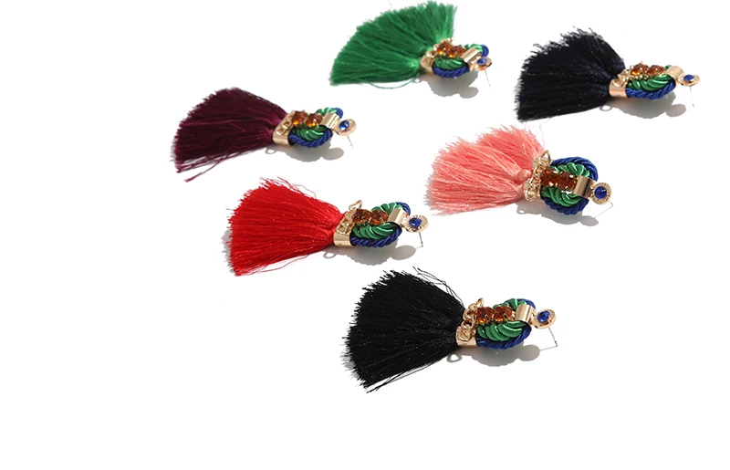 AYAYOO Long Tassel Earrings For Women Ethnic Big Drop Earring Female 2018 Brincos Summer Style Gold Earings Fashion Jewelry (5)