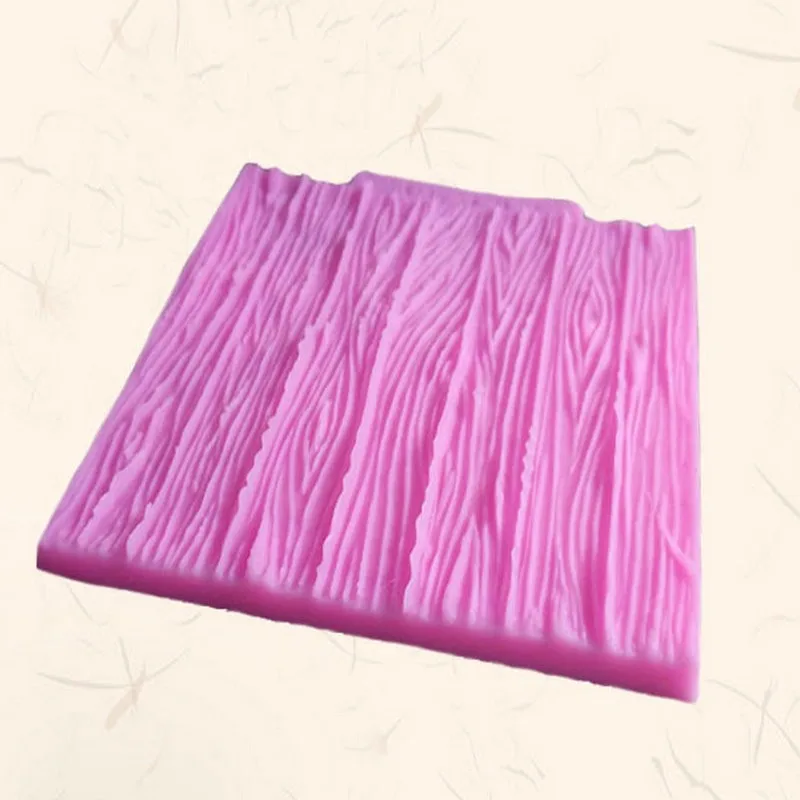 DIY помадка силиконовая форма для ручной работы деревянная текстура шоколадный торт плесень Силиконовая форма A1005