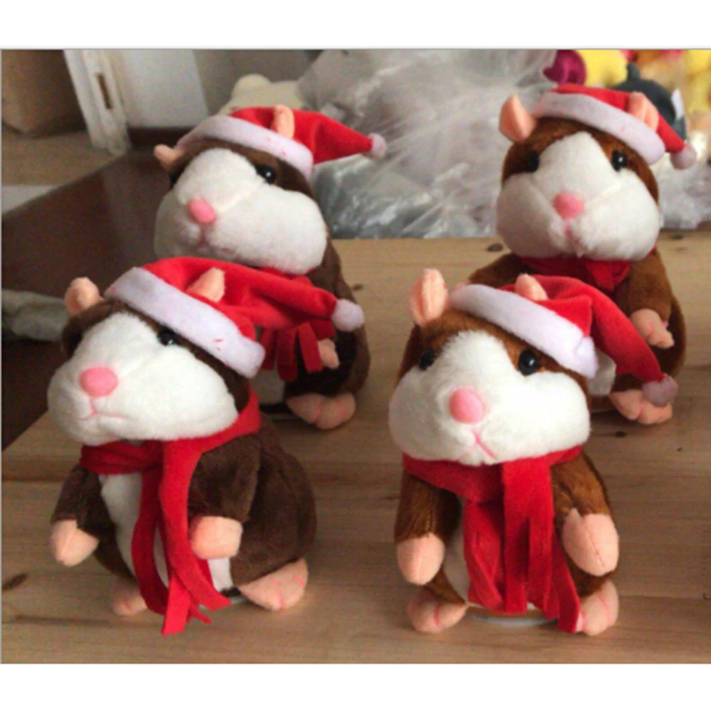 peluche hamster parlante