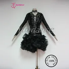 Черный платье для танцев взрослых платье l-11307