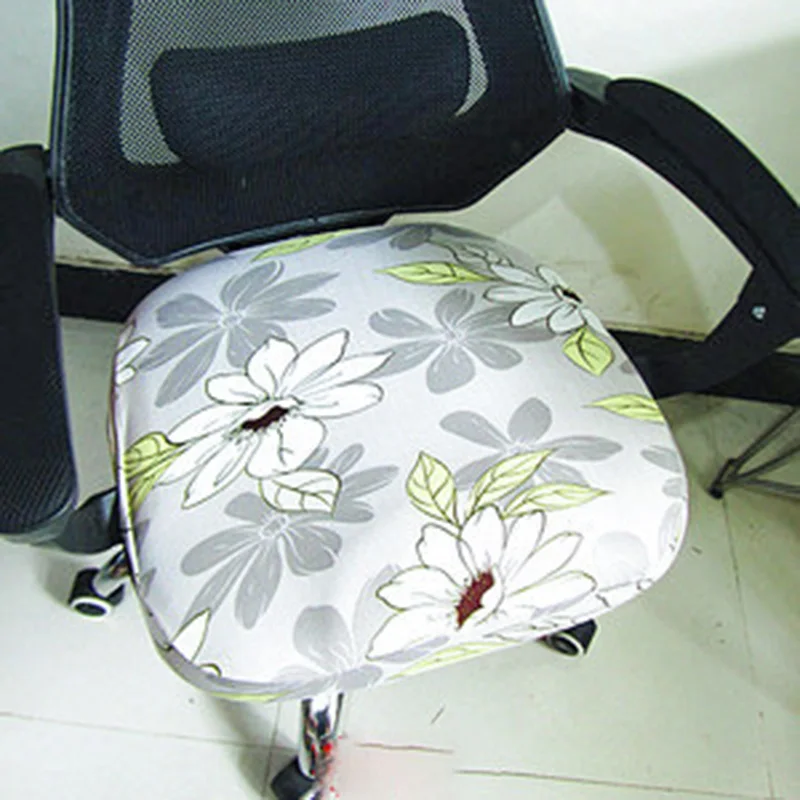 

Office Elastic Fabric Chair cover Slip Computer Protector Khaki Thin black Durable Stretch Polyester Practical