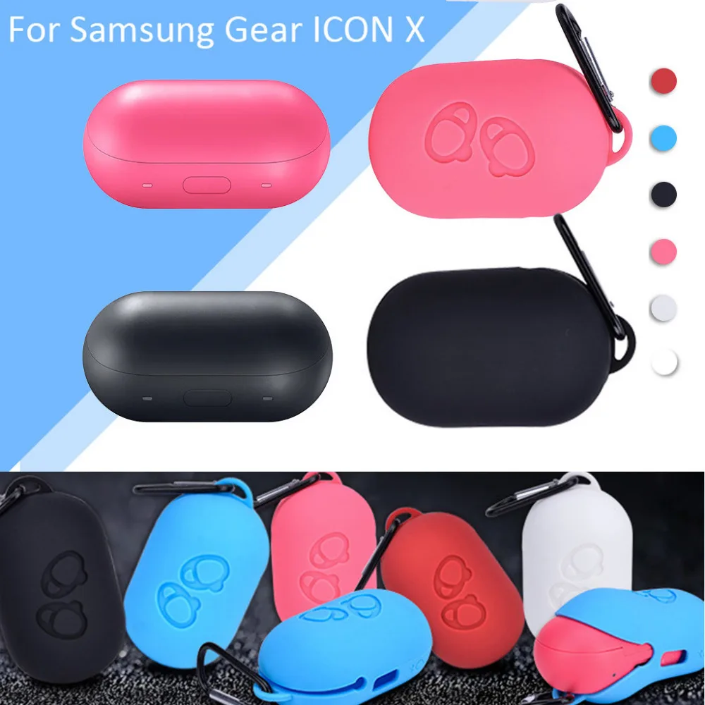Силиконовые водостойкие защитные Bluetooth беспроводные наушники для наушников Обложка, кожаный чехол для samsung gear Icon X зарядная коробка