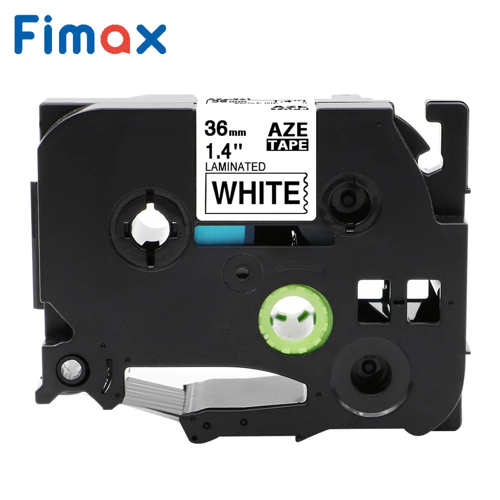 Fimax 1 шт. совместимая с Brother P-touch лента для этикеток TZe-261 Tze261 Tz261Black на White принтера P