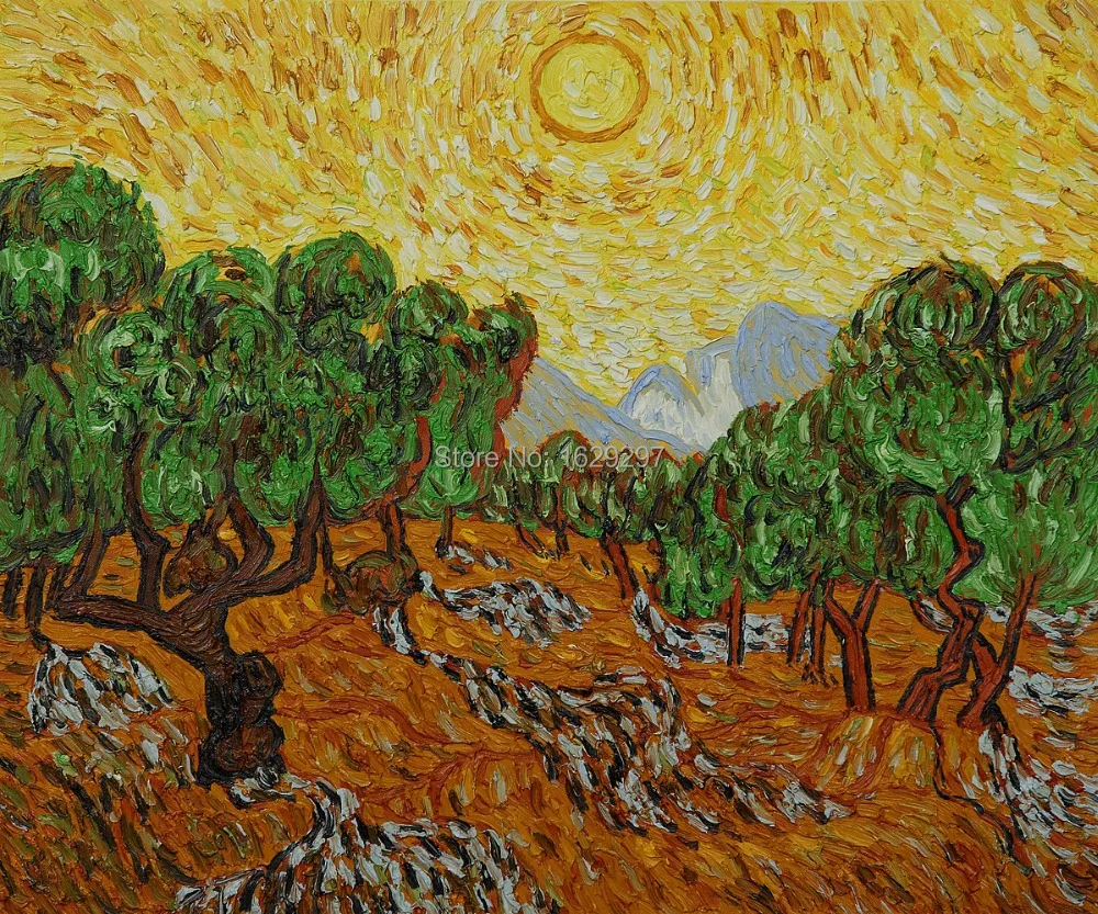 Olive arbre peintures promotion achetez des olive arbre peintures ...