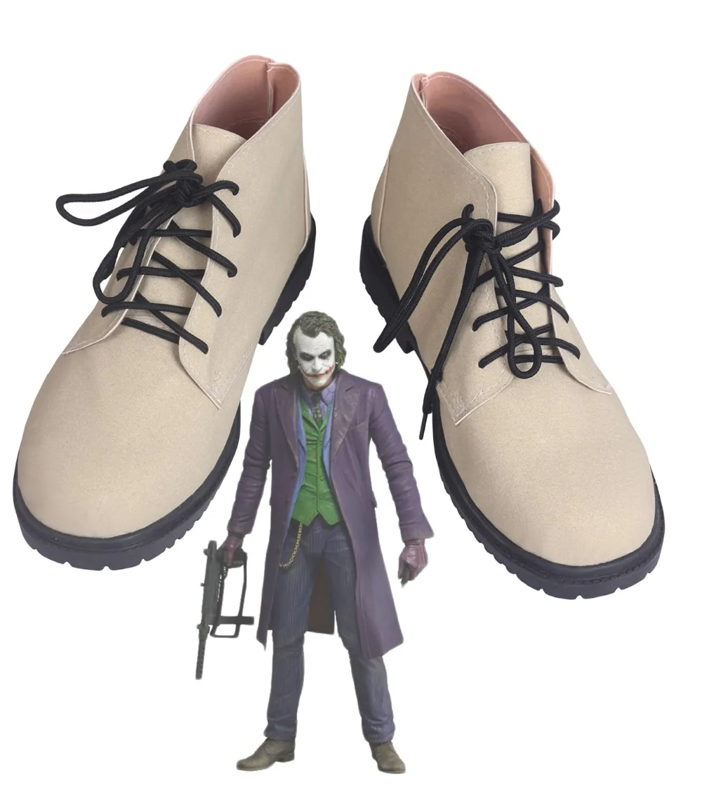 Batman Sepatu Joker Cosplay Batman The Dark Knight Joker Cosplay Shoes Boots Custom Made Ukuran Sepatu Aliexpress