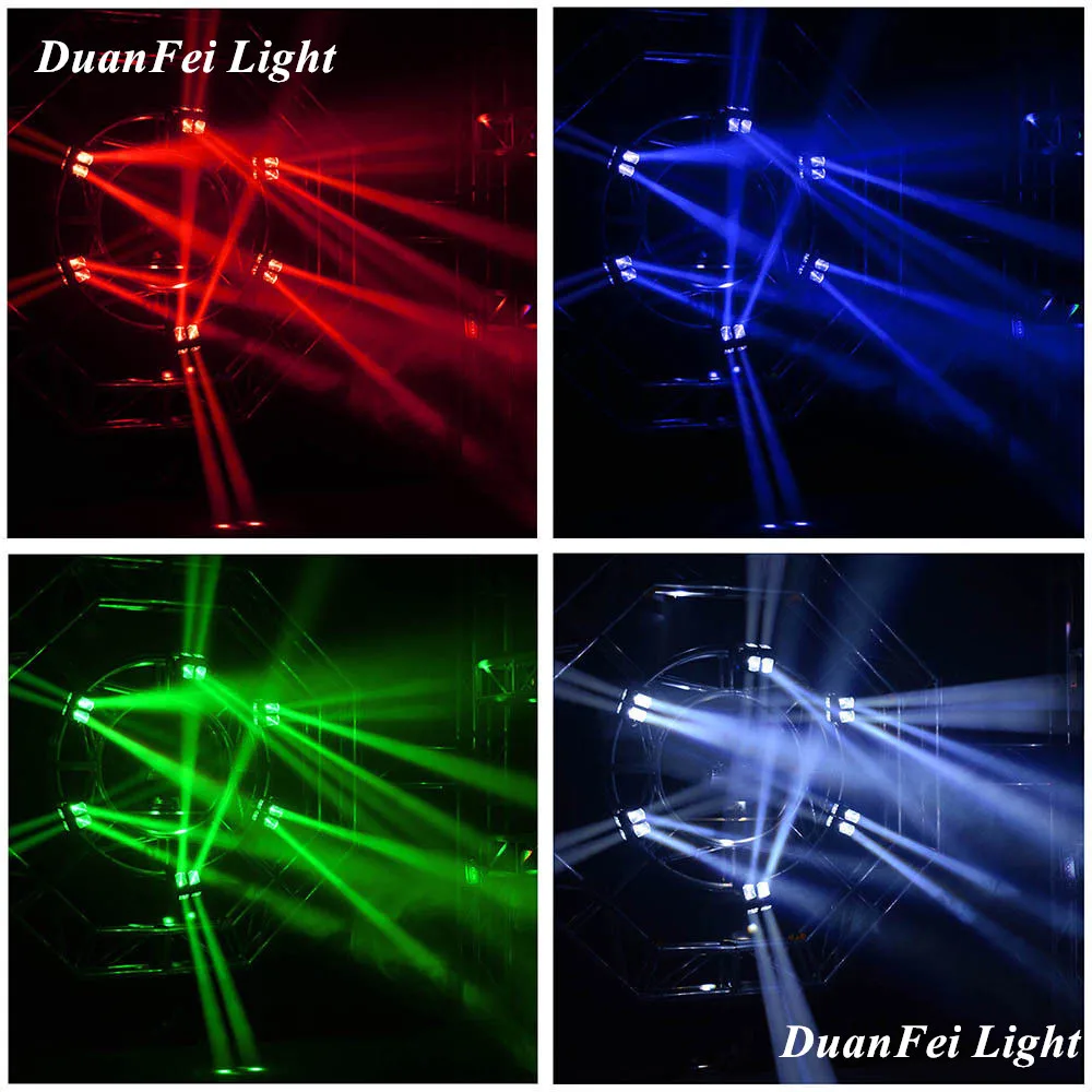 8x10W Double Wheel LED Moving Head-8