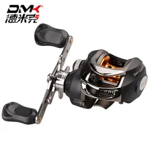 ДМК влево/вправо Baitcasting Рыболовная катушка 6,3: 1 9+ 1BB Макс Перетащите 5 кг приманки Литой Катушка высокое Скорость Карп Рыболовная катушка Carretilha Carretes