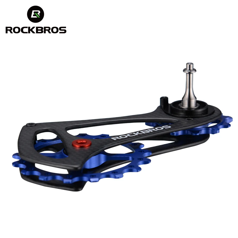 ROCKBROS دراجة الخلفي Derailleur دليل ألياف الكربون 11 سرعة الدراجة البكرات تحمل عجلة شدادة مجموعة ل SRAM ETAP دراجة أجزاء ROCKBROS دراجة الخلفي Derailleur دليل ألياف الكربون 11 سرعة الدراجة البكرات تحمل عجلة شدادة مجموعة ل SRAM ETAP دراجة أجزاء