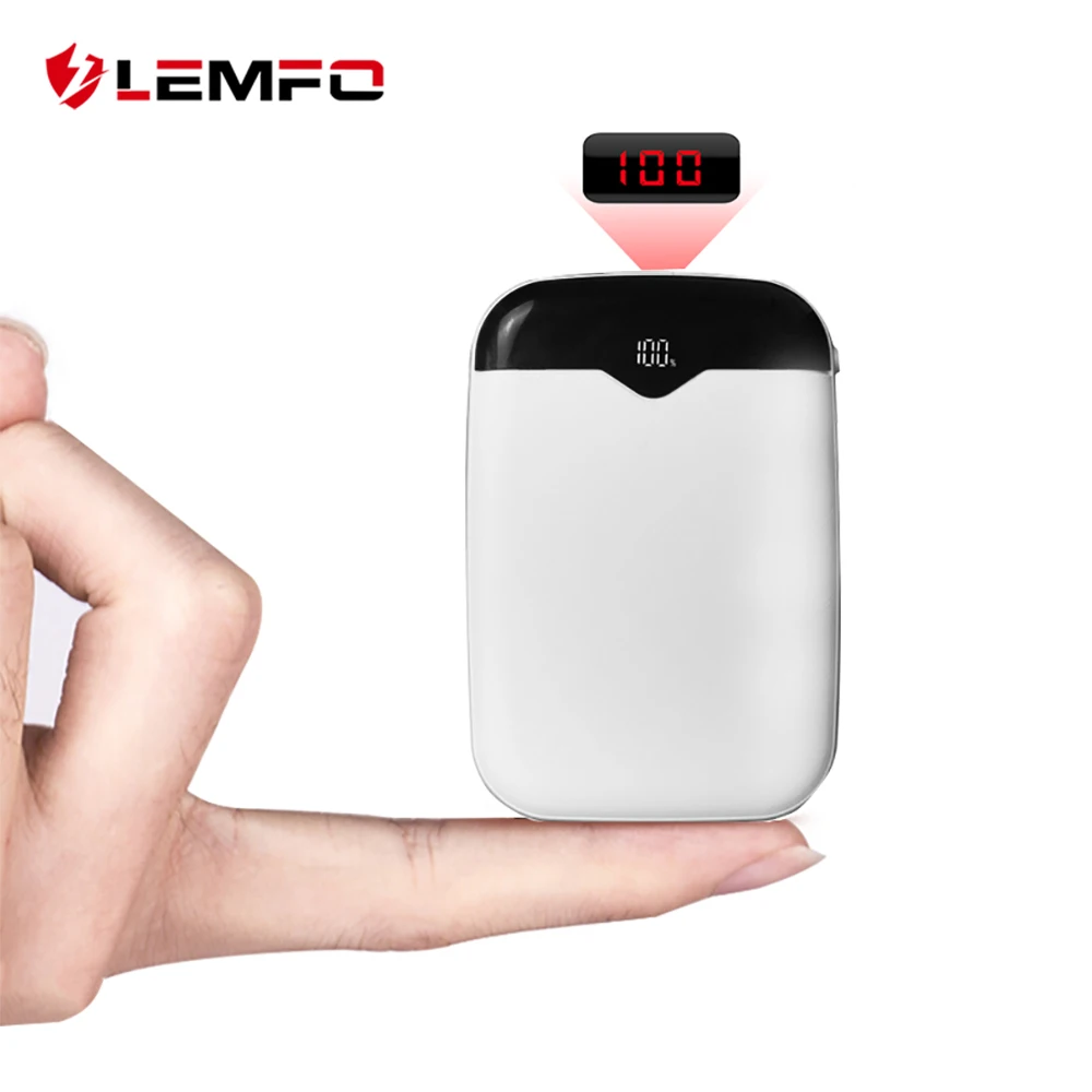 

LEMFO 10000mah Power Bank Slim Portable Dual USB 2.1A Fast Charging Mini Powerbank 10000 Mah For Iphone Samsung Xiaomi Huawei