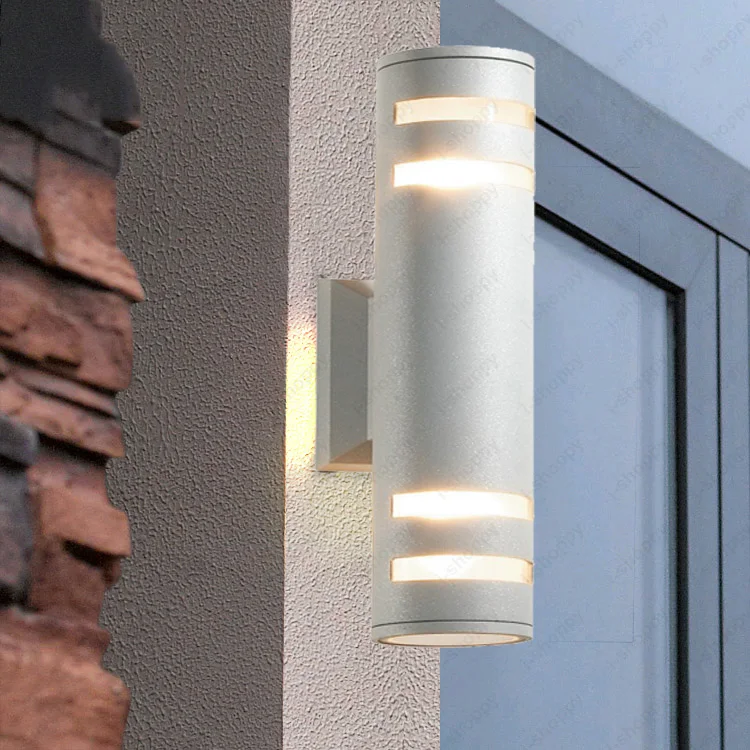 

6W/8W/10W LED Outdoor Wall Sconces Up/Down Lamp Patio Basement Balcony Waterproof Light Fixture