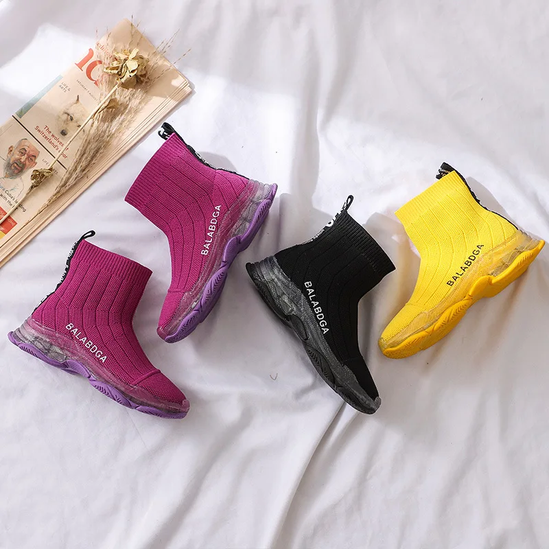 2019 Spring New Fashion Children High Top Sock Shoes Kids Boys Sneakers Girls Sports Sock Boots Breathable Comfortable Shoe 2019 Spring New Fashion Children High Top Sock Shoes Kids Boys Sneakers Girls Sports Sock Boots Breathable Comfortable Shoe
