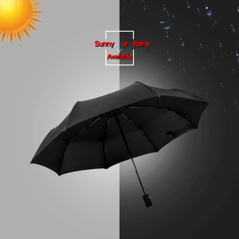 

1PC Car Styling For Renault Automatic Umbrella For Megane 2 3 Duster Captur Logan Clio High Quality Business Three-fold Umbrella