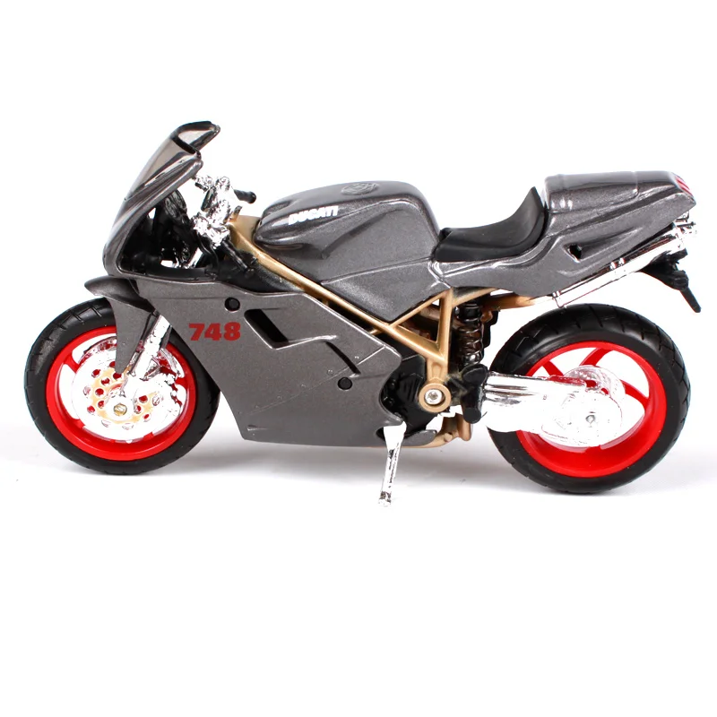 Модель мотоцикла MAISTO 1:18 Ducati 748 литая игрушка новая в коробке бесплатная доставка