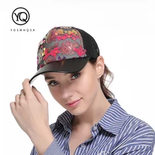 Повседневная летняя бейсбольная кепка с блестками и сеткой для женщин и девочек, черная бейсболка в стиле хип-хоп, Регулируемая Кепка, Прямая поставка WH108