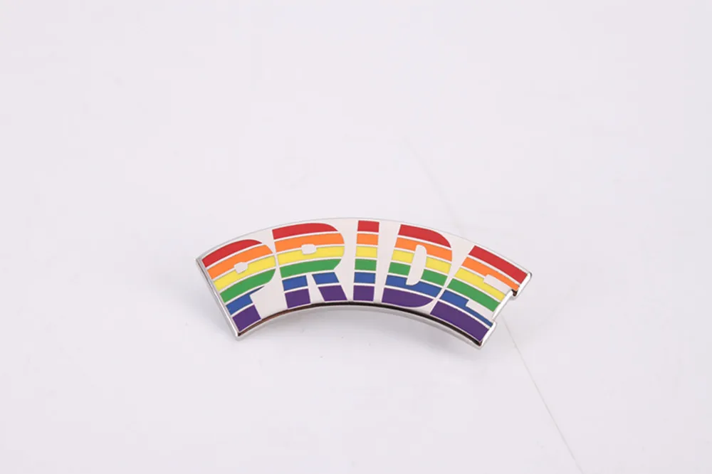 

Gay Pride Rainbow Lesbian LGBT Enamel Lapel Pin Badge