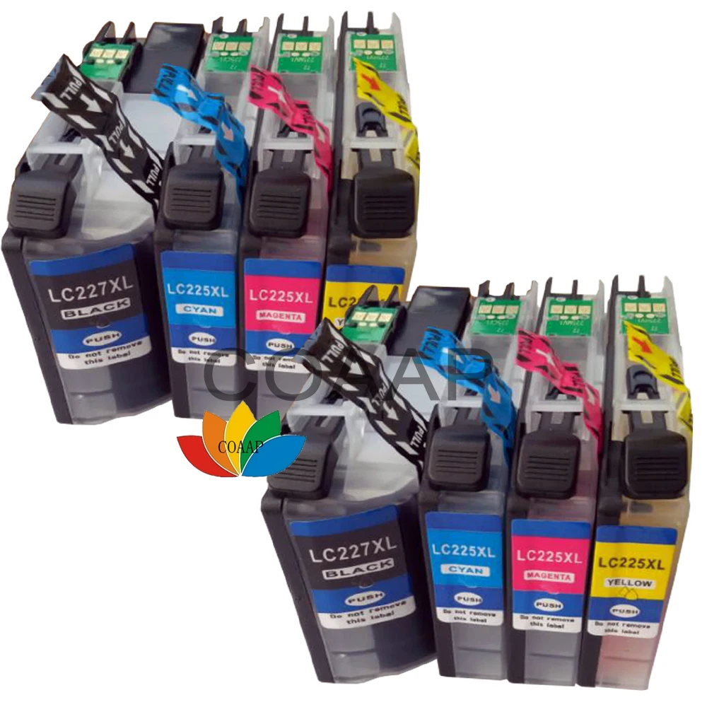 

8 XL INK for LC223 LC225 LC227 DCP-J4120 MFC-J4420 J4620 J5320 J5620 J5720 DW