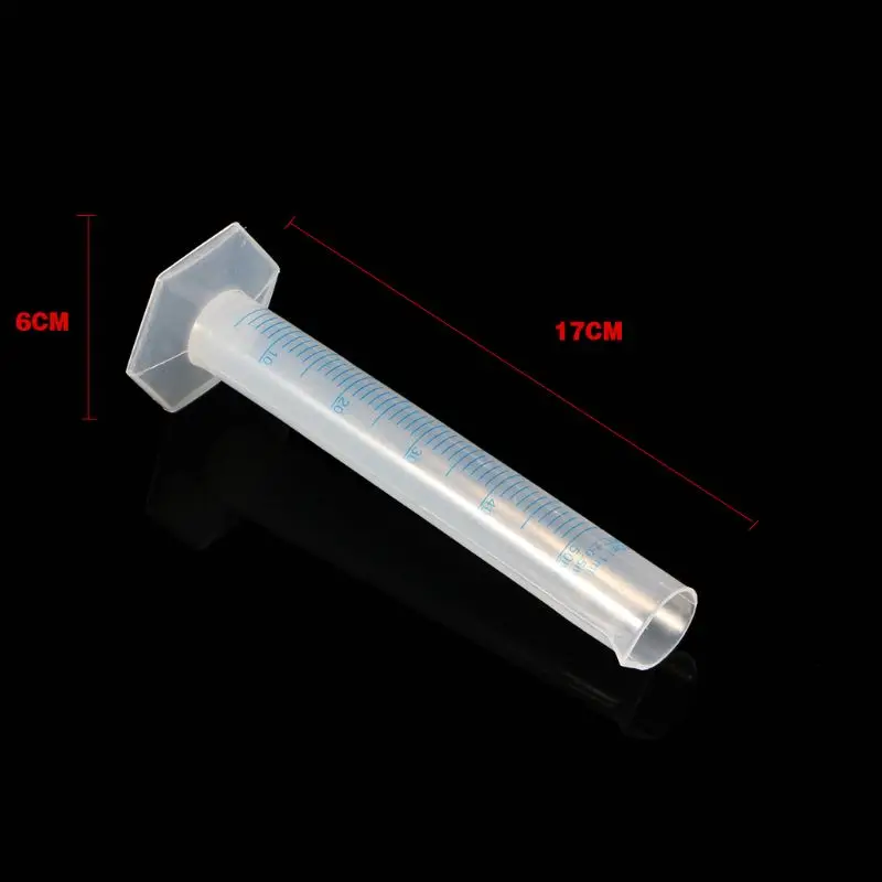 1 шт. 50 мл мерный цилиндр лабораторный тест Градуированный жидкий пробный инструмент для кувшин