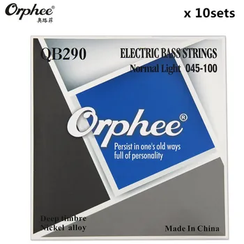 

Orphee QB290 045-100 Electric Bass Strings 4 Strings bass Normal light deep timbre nickel alloy guitar Strings 10 set