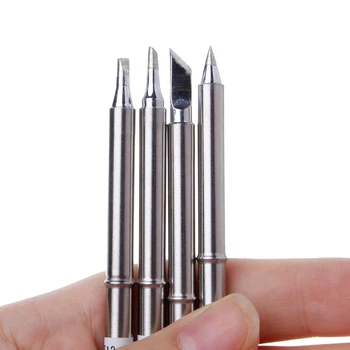 

4 Pcs T12 Series Solder Iron Tips For Hakko Soldering Rework Station FX-951 FX-952