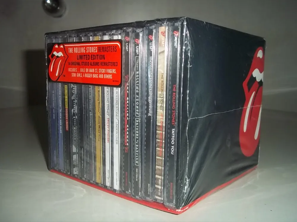 High Quality Rolling Stones CD Boxset 14 Disc Complete Collection with