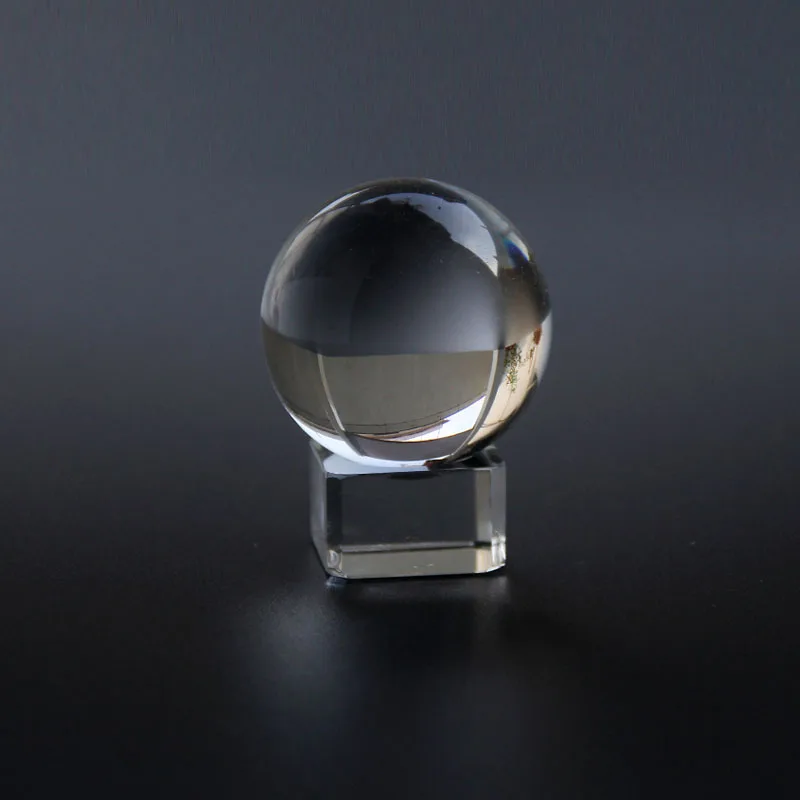 1 Pcs Crystal Decorative Balls 40mm Clear Glass Orb K9 Crystals