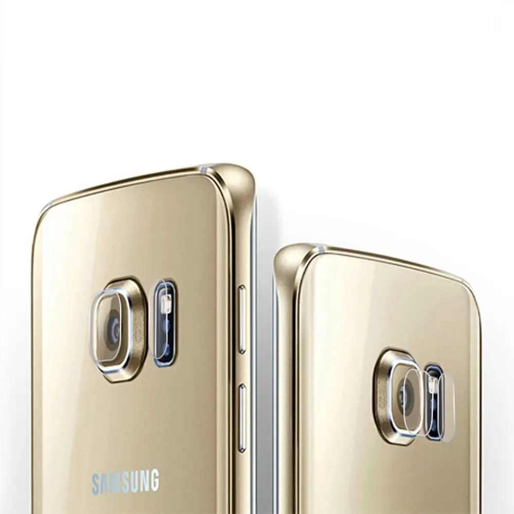 Для Samsung Galaxy S7 Edge S8 Plus S6 note 8 объектив камеры вспышка закаленное стекло защита для