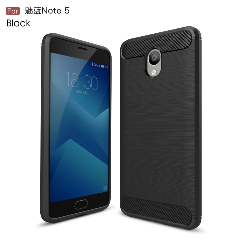 Free shipping KUERT For Meizu Meilan Note 5 Phone Case Carbon Fiber Full SmartPhone Back Cover |